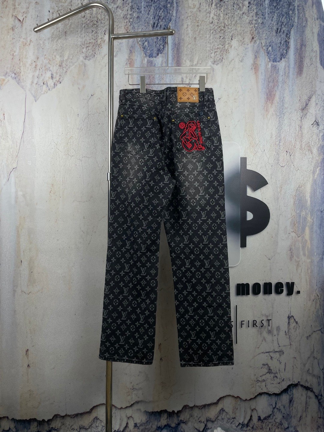 Luxury Design Lv Jeans original 100% thumbnail