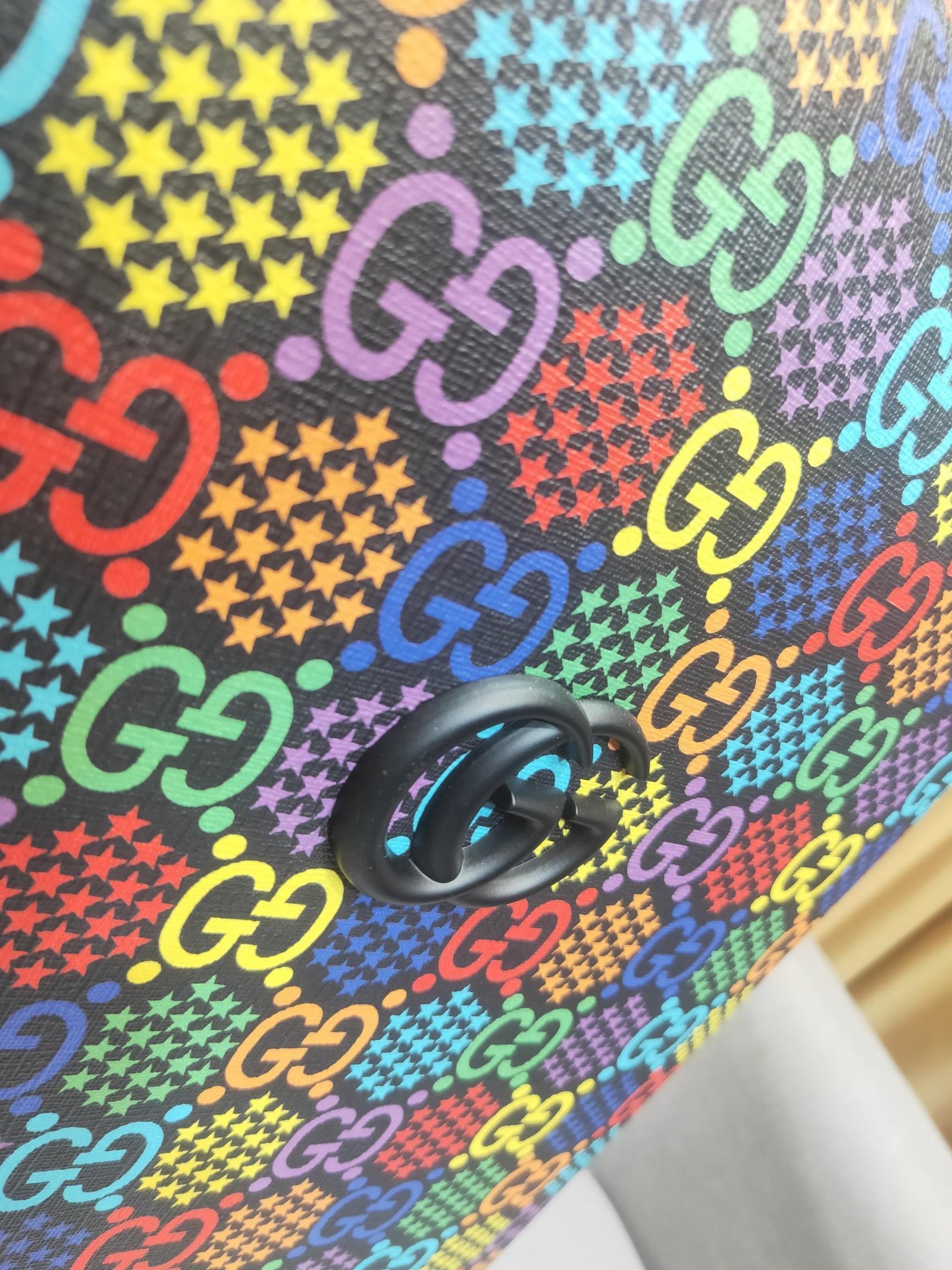 Gucci x Globe-Trotter GG Psychedelic Carry-On Suitcase 100% original