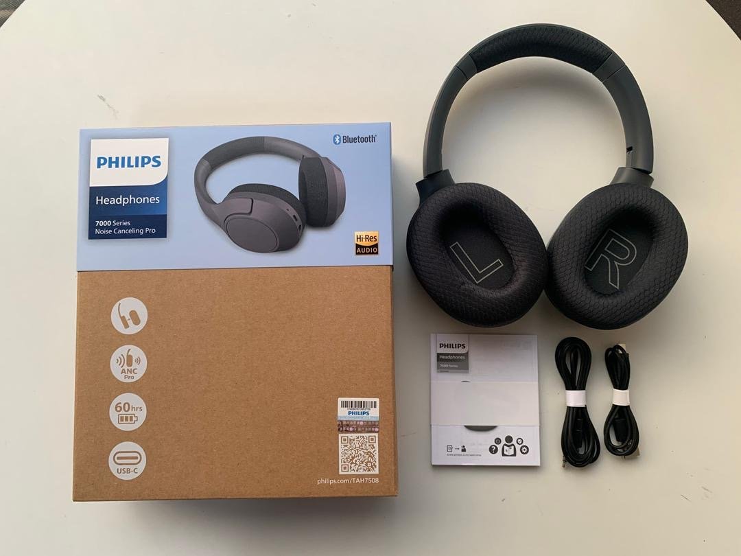 Philips TAH7508 over-ear wireless noise-canceling headphones thumbnail