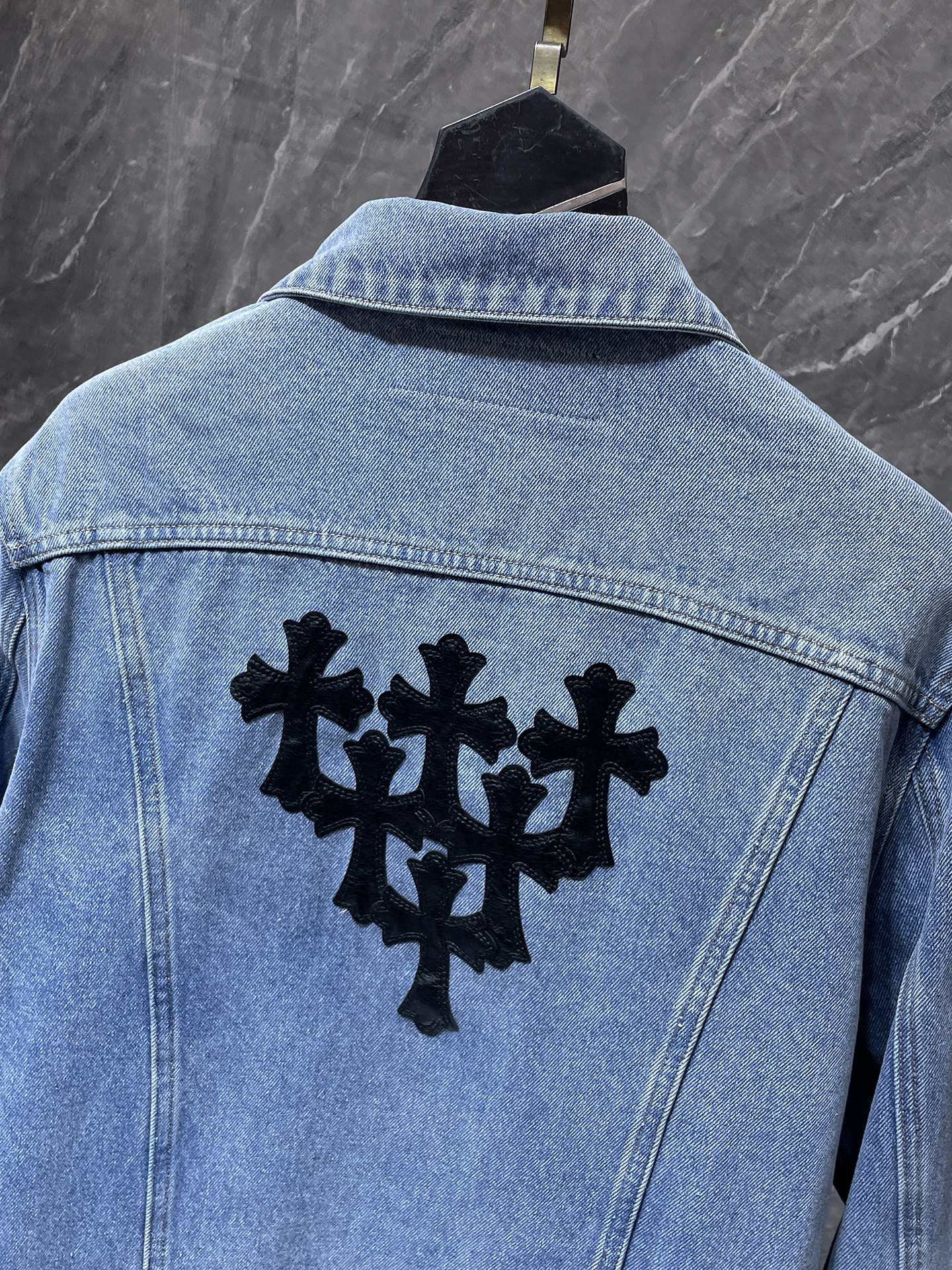 Chrome heart washed denim Jacket thumbnail
