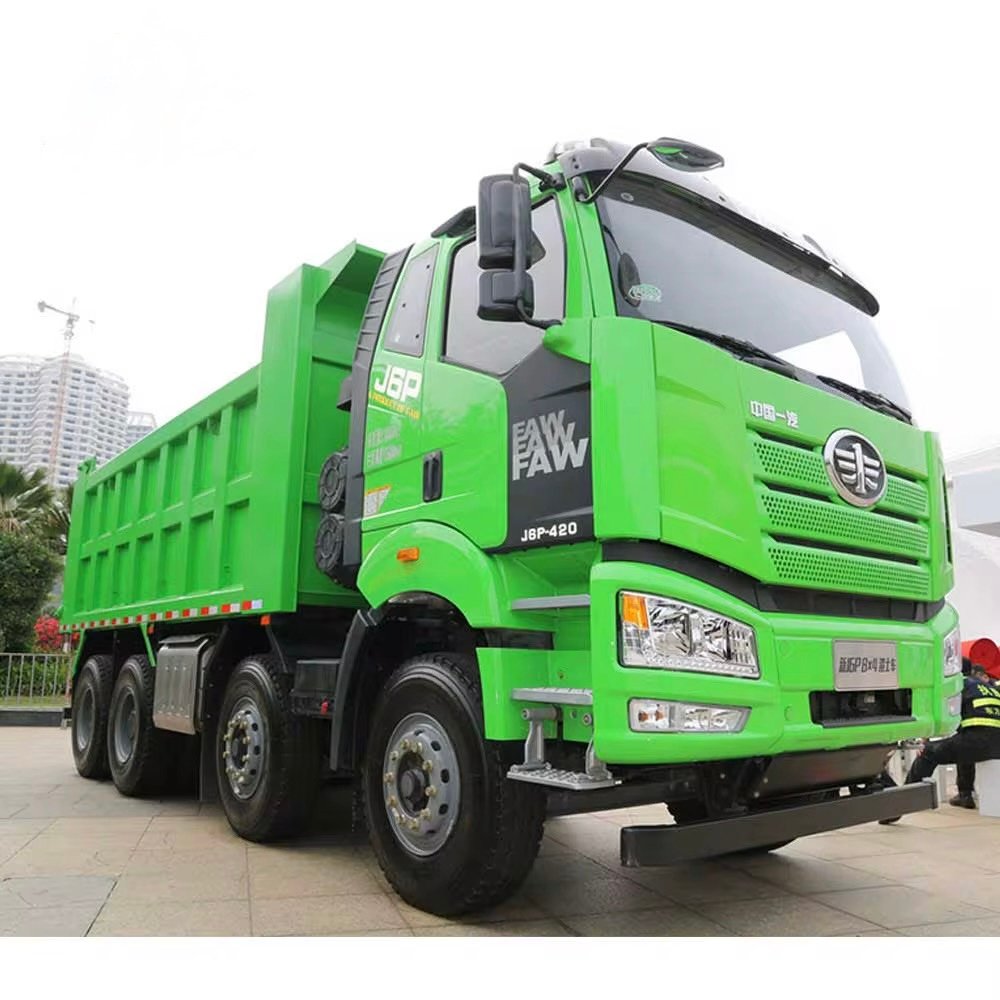 Faw J6P 420hp 8x4 Left Steering Euro 5 Tipper Truck for Construction