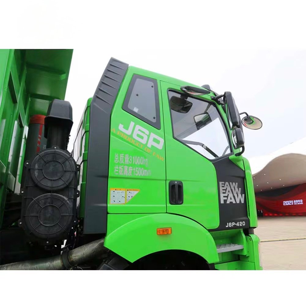 Faw J6P 420hp 8x4 Left Steering Euro 5 Tipper Truck for Construction thumbnail