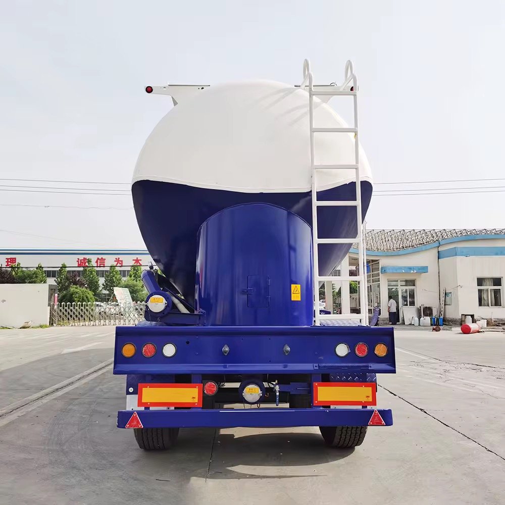 ZW group High Quality 60 Cubic Meter Aluminum Dry Bulk Tanker Trailer 3 Axle for Sugar and Grain Powder thumbnail
