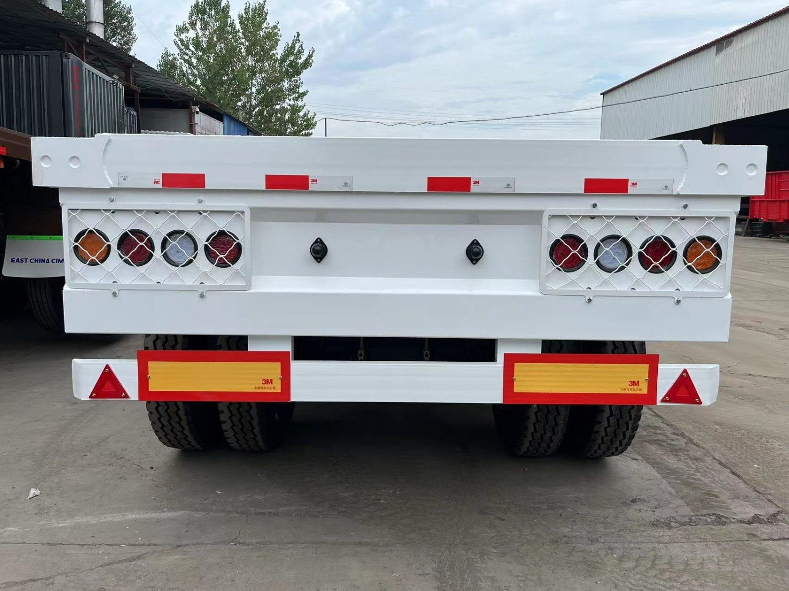 ZW group 4 axle 80 ton flatbed trailer thumbnail