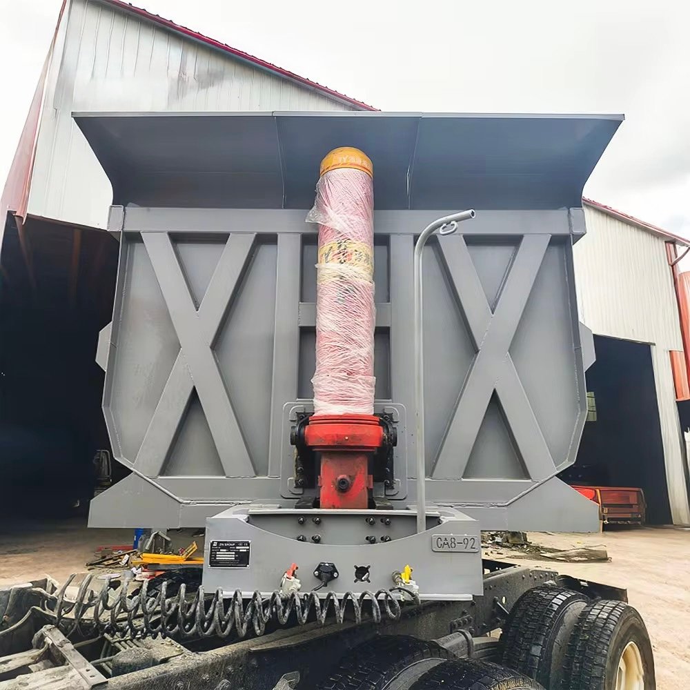 ZW group heavy-duty dump semi-trailer 3 axle tipper thumbnail