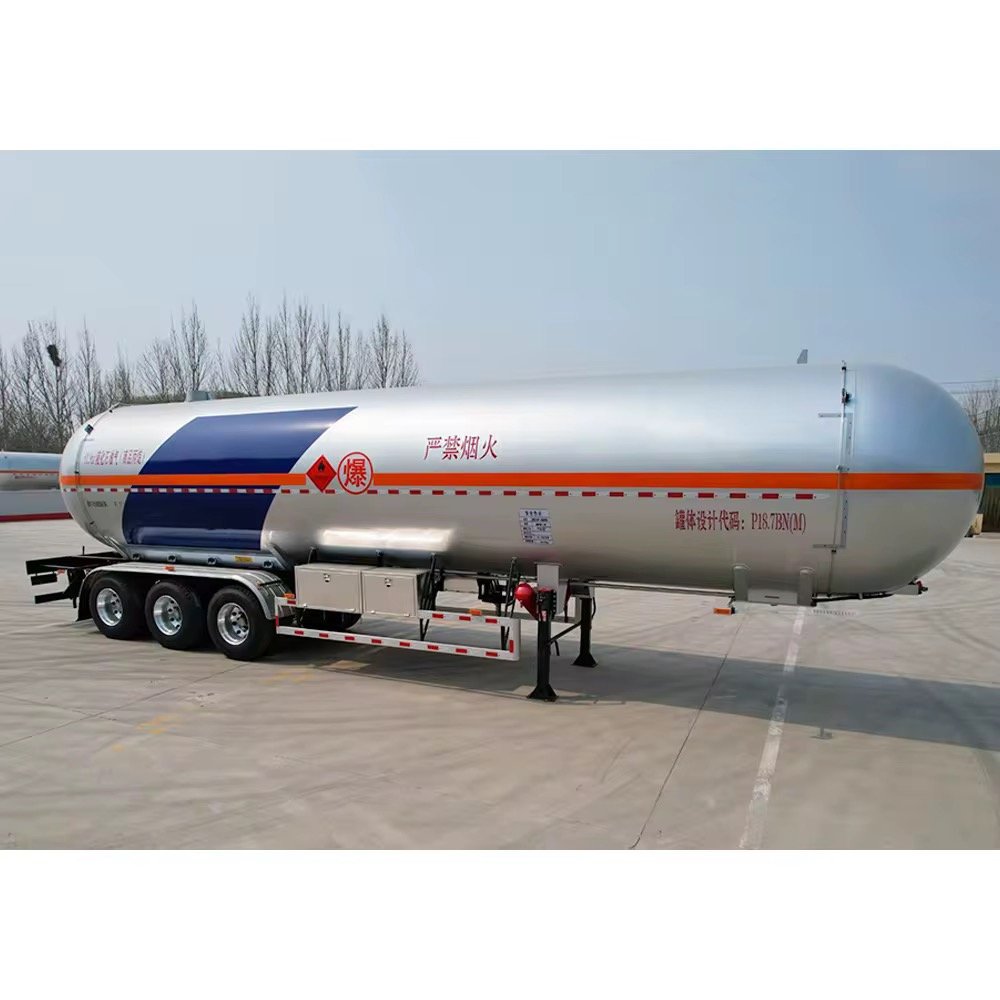 ZW GROUP 3 Axle 45000L Truck Trailer Petrol Gasoline & LPG LNG Transport Aluminum Stainless Steel Tanker