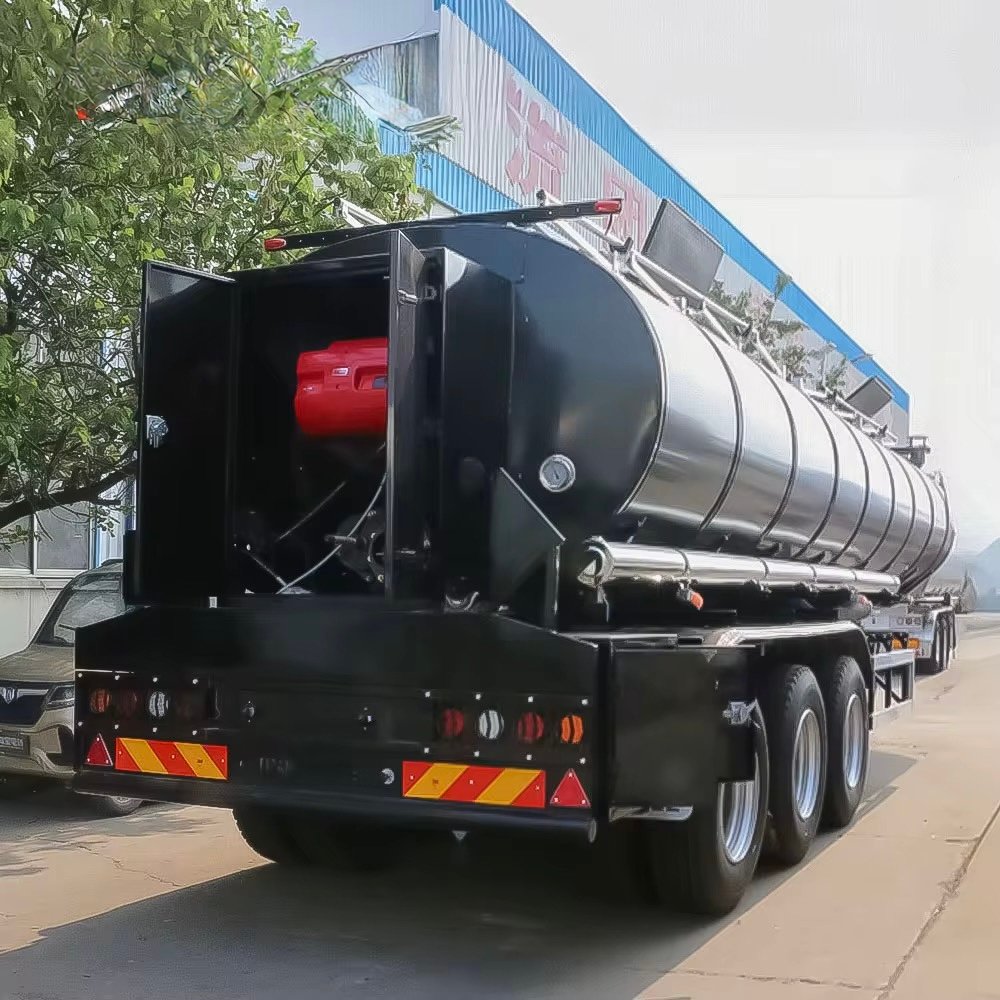 40000L Bitumen Asphalt Storage Tank Semi Trailer