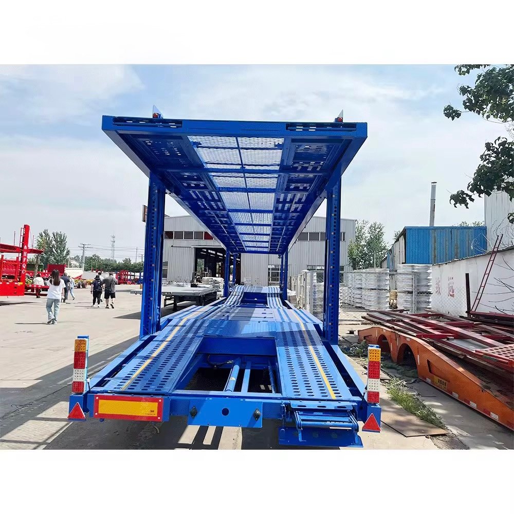 ZW  2/3/4 Axles Car Transport Truck Trailer Double Deck Car Carrier Semi Trailer Oman thumbnail
