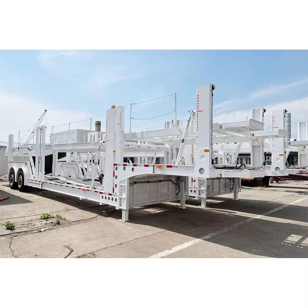 ZW  2/3/4 Axles Car Transport Truck Trailer Double Deck Car Carrier Semi Trailer Oman thumbnail