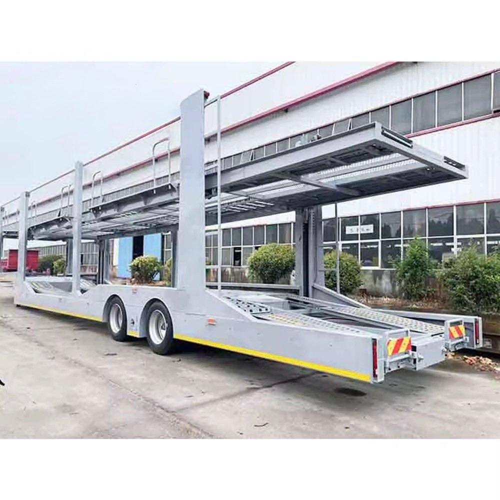 ZW  2/3/4 Axles Car Transport Truck Trailer Double Deck Car Carrier Semi Trailer Oman