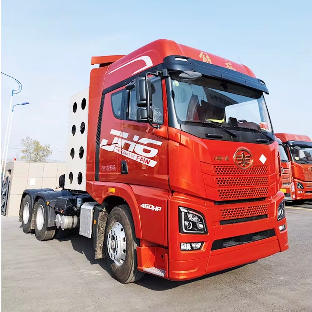 FAW JH6 460hp 6x4 Tractor Head New Truck ZW Group Euro2 Engine Fuel Efficient Tractor Truck Head thumbnail
