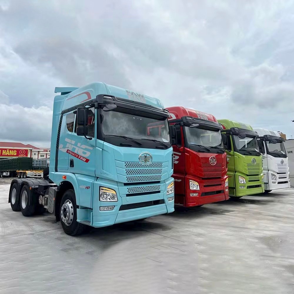 FAW JH6 460hp 6x4 Tractor Head New Truck ZW Group Euro2 Engine Fuel Efficient Tractor Truck Head thumbnail
