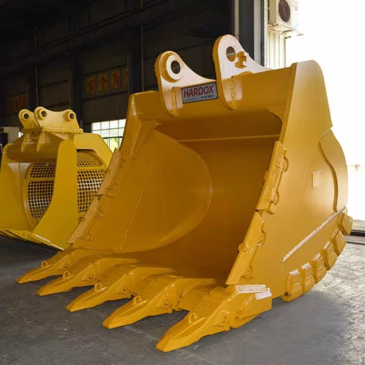 Rock Digging Bucket High Quality Factory OEM Excavator Attachment Heavy-Duty Mining Bucket thumbnail