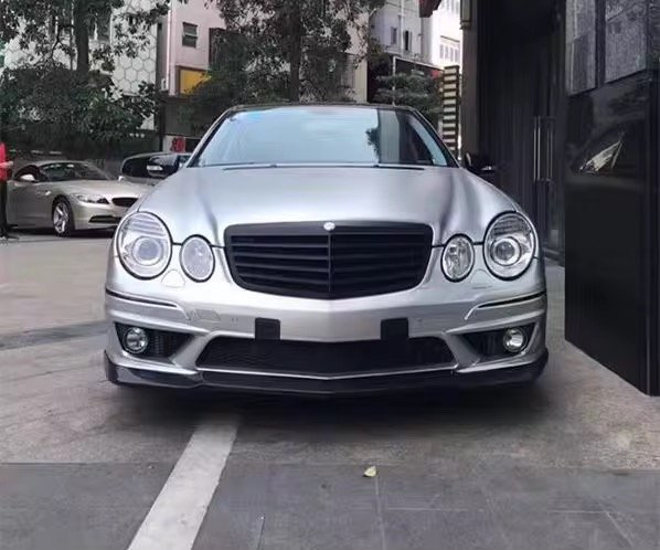 Mercedes-Benz W211 Modification Front Bumper Body Kit Fender Diffuser Front Spoiler air Dams Hood Bumper Side Skirts Bumper thumbnail