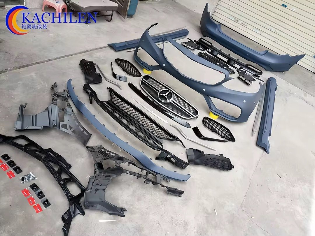 2021Year C Class W206 C200 C300 C350 Upgrade C63 Wide Bodykit 1:1 W206 C63 Wide Car Bumpers Auto Body Systems Hood Fender thumbnail
