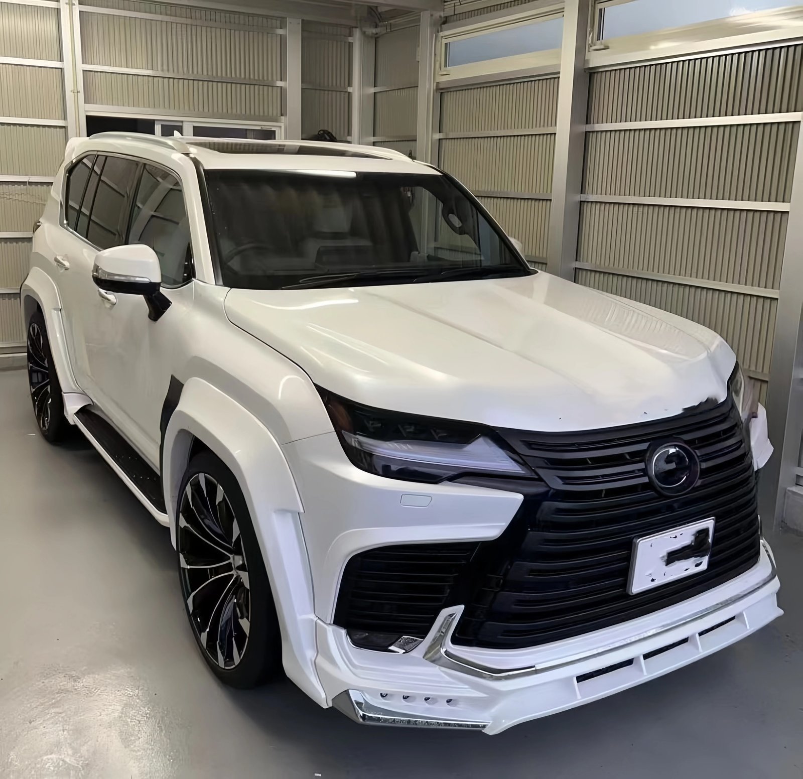 LX600 Wide Body With Large Surround, Front Lip, Rear Lip, Eyebrows, Tail, Leaf Plate