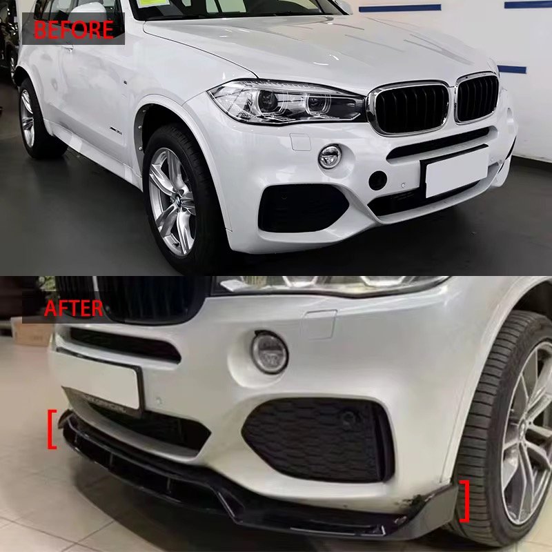 High Quality ABS material For 2014-2018 X5 F15 aerokit Bodykit Front Lip Splitter Side Skirt Diffuser thumbnail