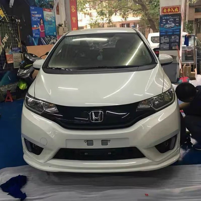 OEM Accessories Body Kit Upgrade GV Style Front Lip Rear Lip Side Skirt Car Bumper for Honda Jazz Gk5 Fit thumbnail