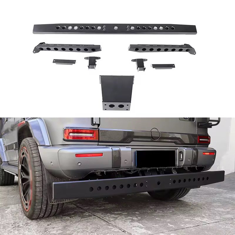 Manufacturer G-class W464 4x4 Rear Bull Bar for 2019y~ W463A G63 Bumper Guard Carbon Steel Car