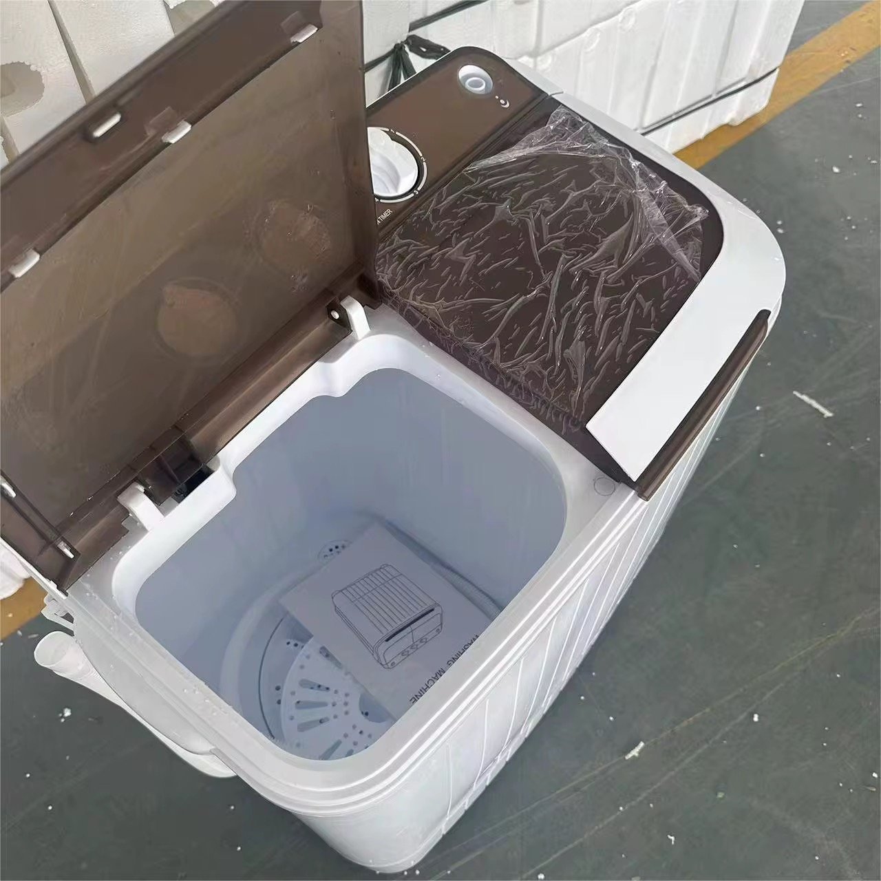 5kg Twin Tub Semi Auto Laundry Washer Washing Machines With Dryer thumbnail
