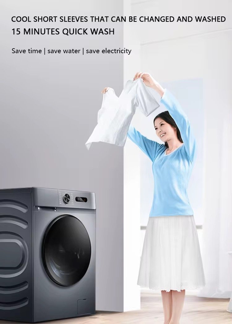 Household Large Capacity Dryer Full Automatic Frequency Conversion Drum Washing Machine thumbnail