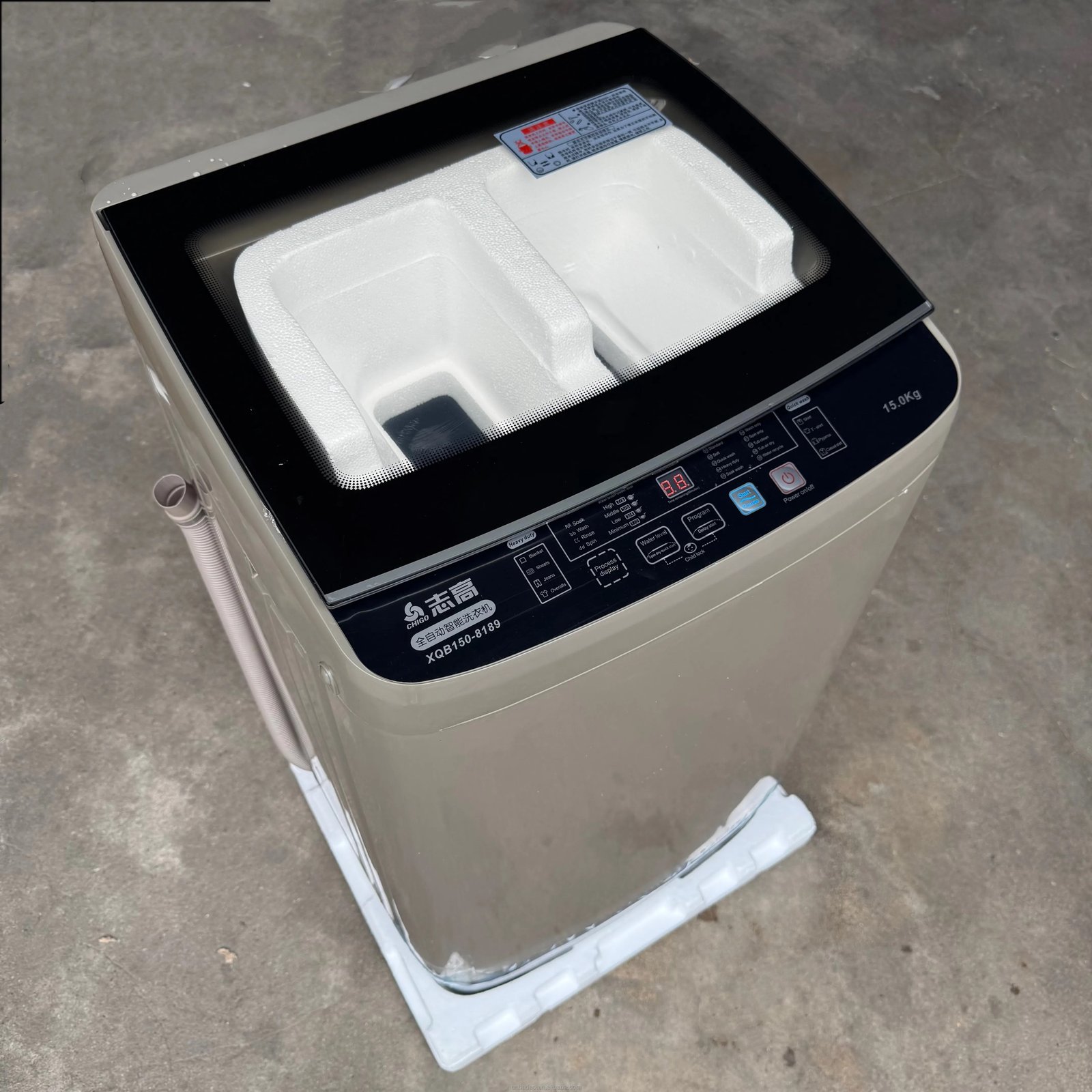Chigo 15kg English Household Automatic Washing Machine with Drying Function thumbnail