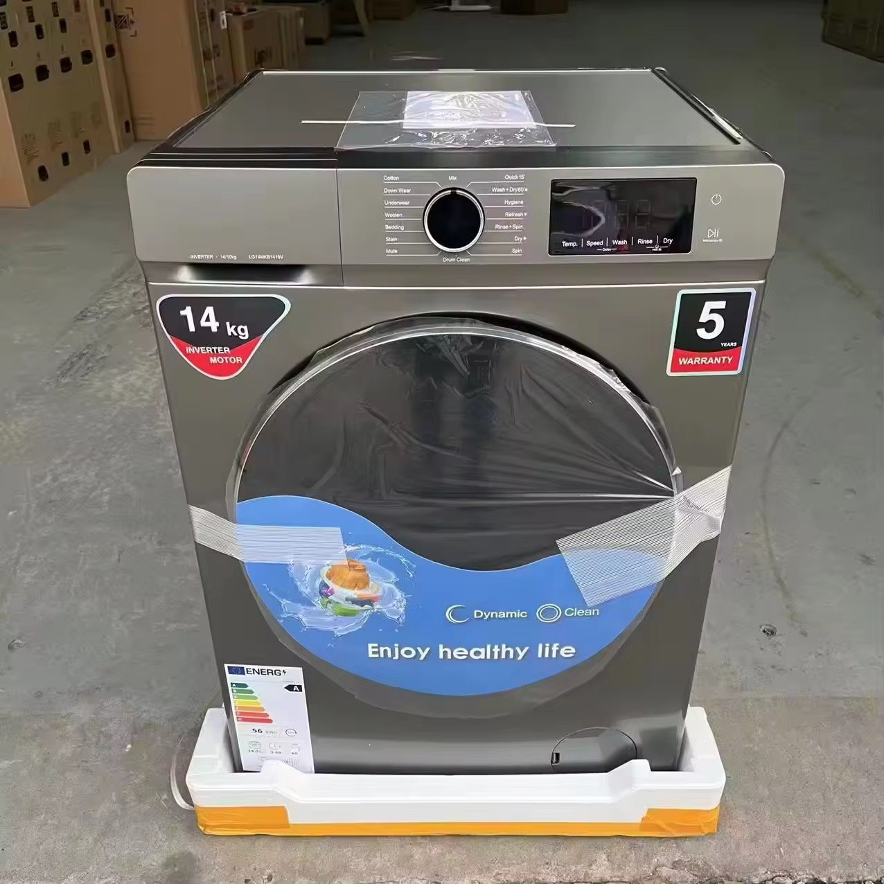 14kg 2 in 1 Washer and Dryer Combo Automatic Front Loading Washing Machine