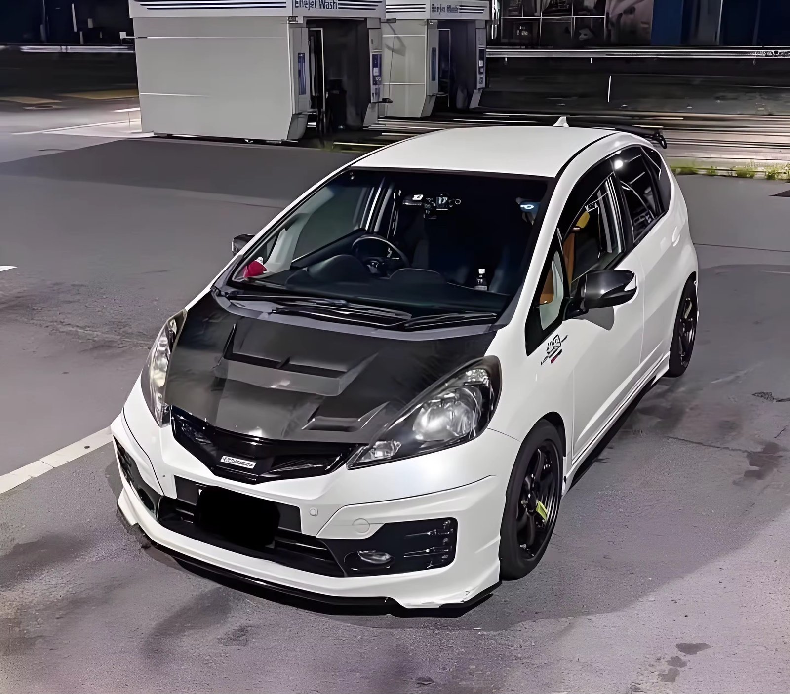 Body Kit Front Bumper Rear Bumper Side Skirts For Honda Fit Jazz 2008 2009 2010 2011 2012 2013 Full Exterior Set thumbnail