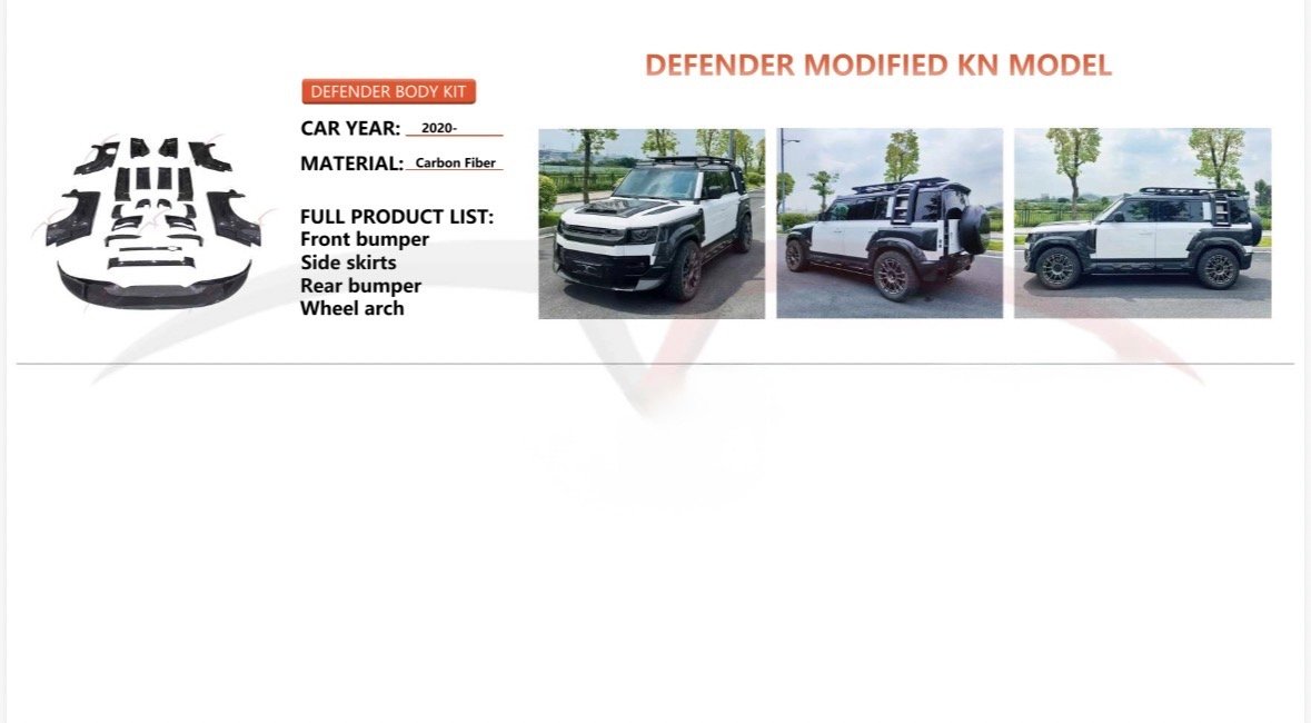 DEFENDER MODIFIED KN MODEL BODY KITS UPGRADE
