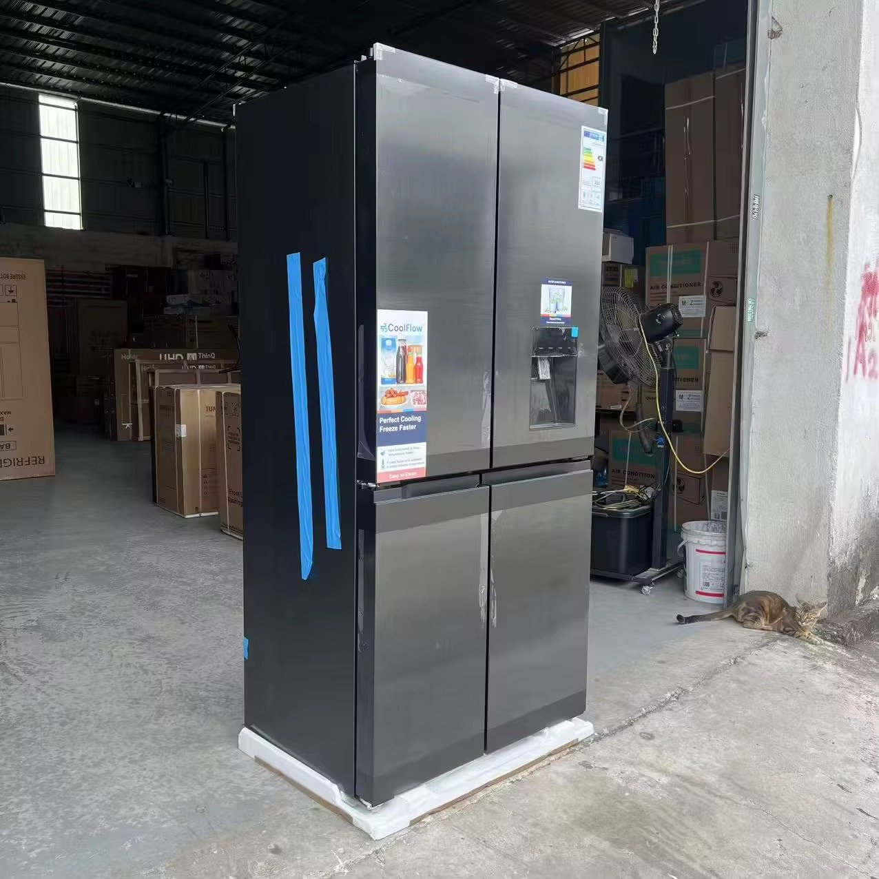 Cross Door Fridge With Dispenser thumbnail