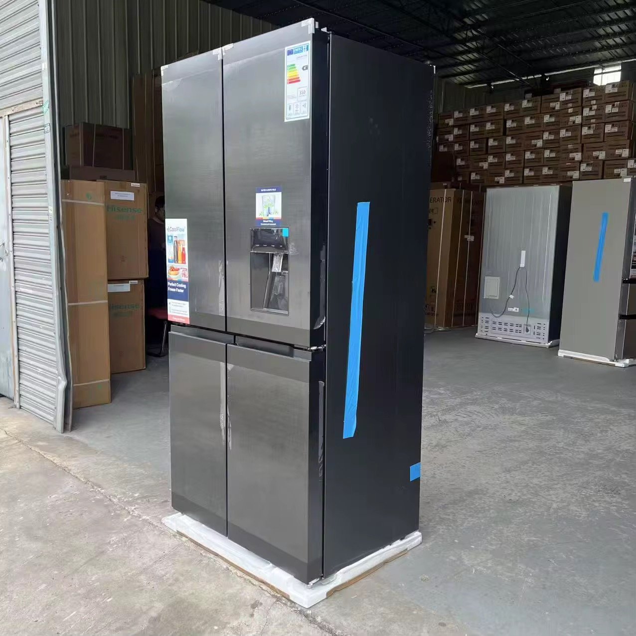 Cross Door Fridge With Dispenser thumbnail