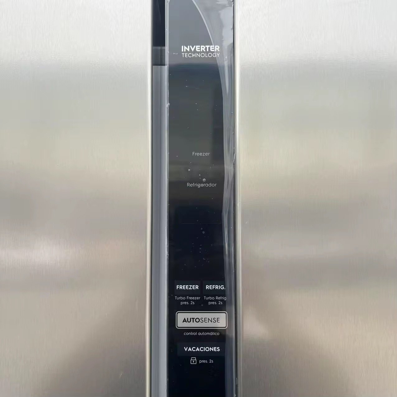 Side by Side Double Door Fridge Stainless Steel 680L thumbnail