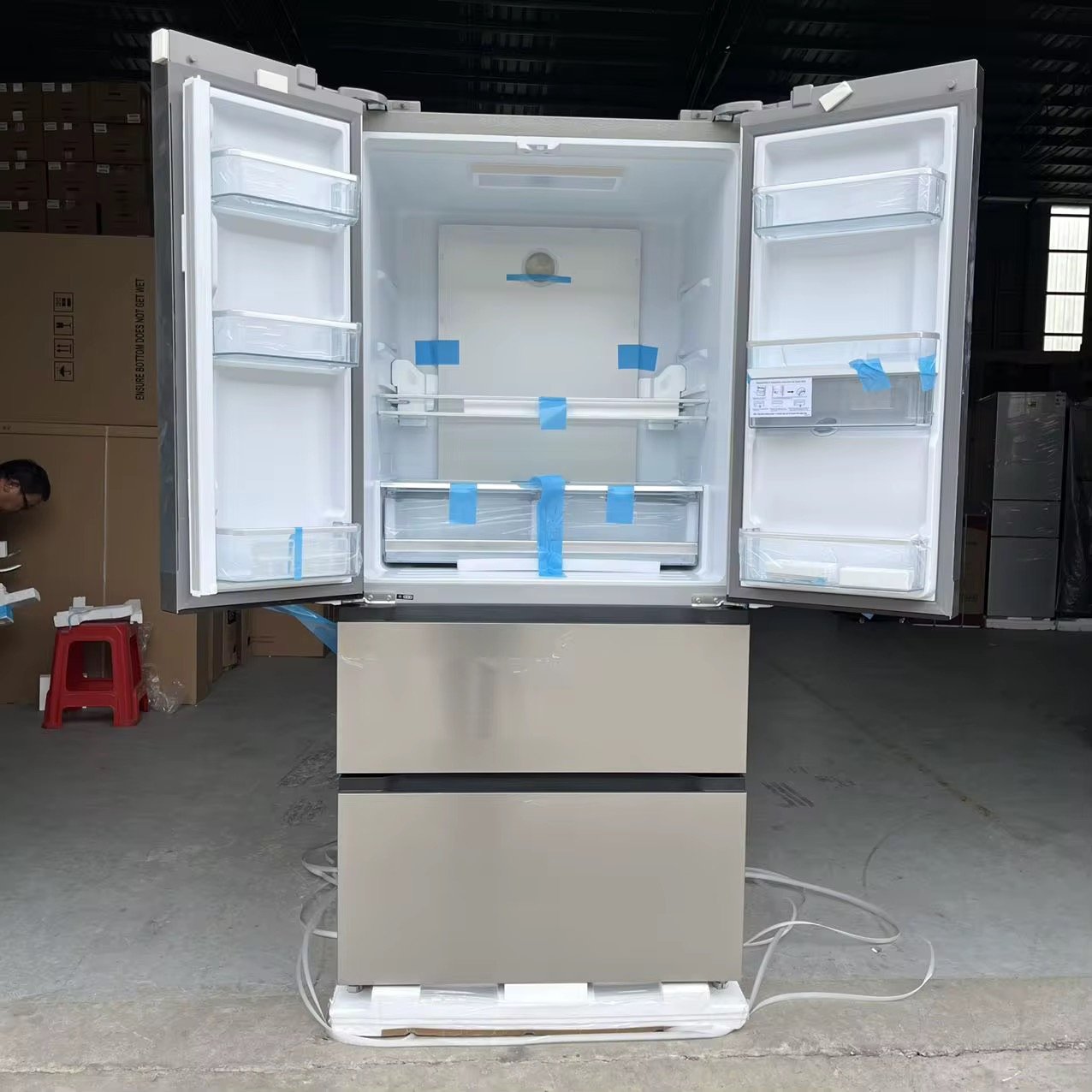 French Door Refrigerator Stainless Steel Body 628L thumbnail