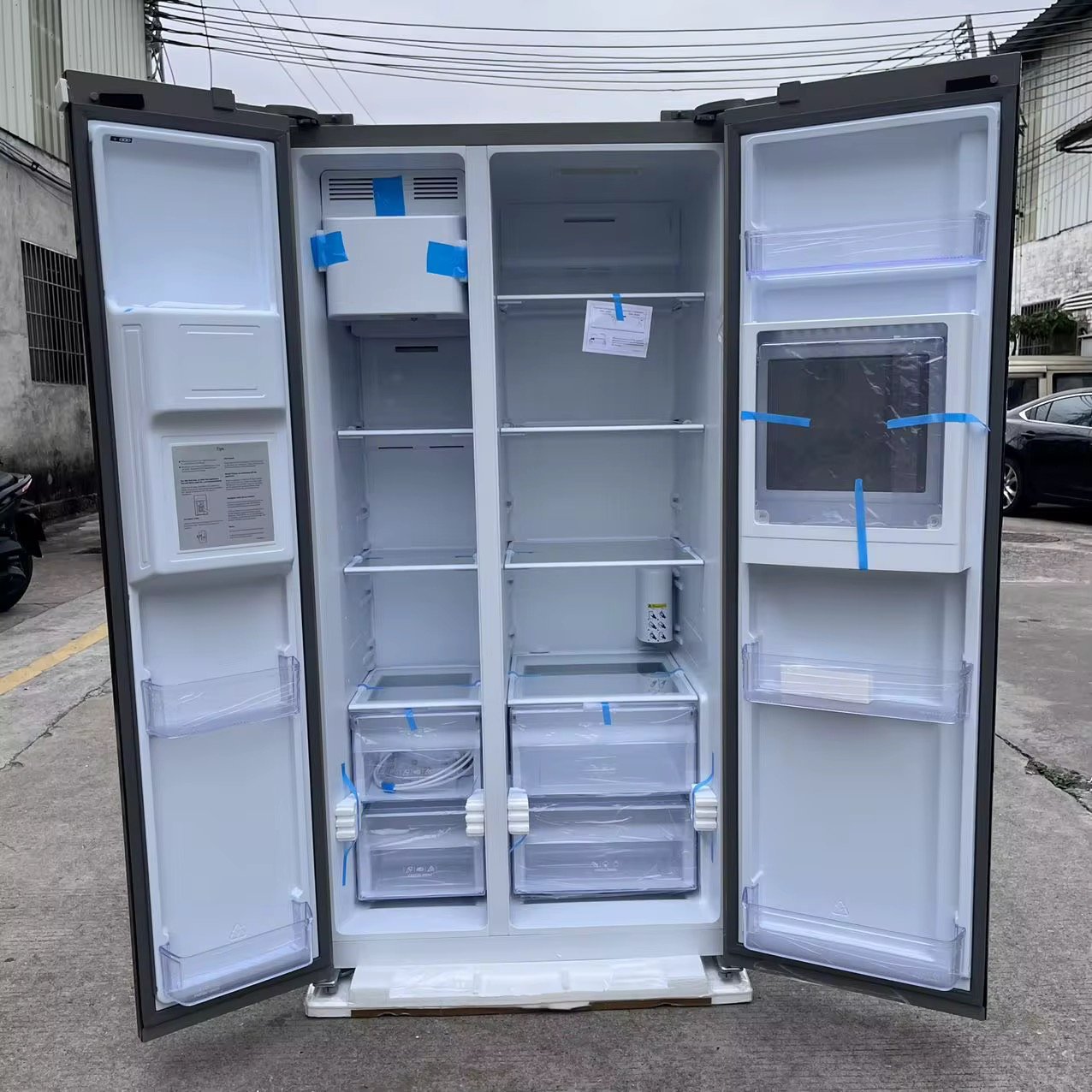 Refrigerator With Ice Maker/Crusher Side by Side Double Door thumbnail