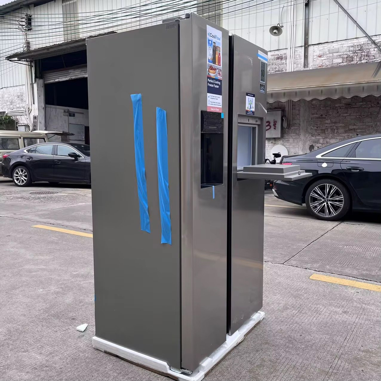 Refrigerator With Ice Maker/Crusher Side by Side Double Door thumbnail